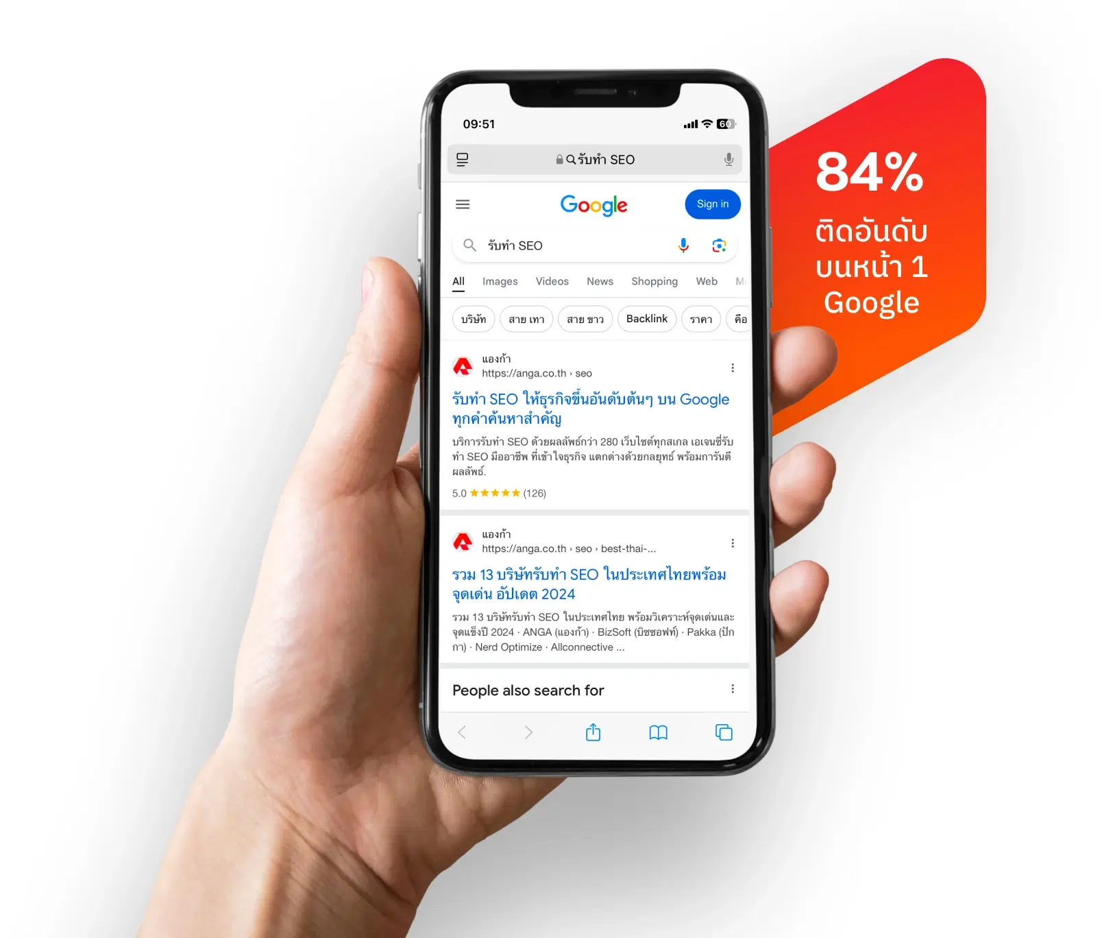 บริการรับทำ SEO ที่เพิ่มยอดขายให้ธุรกิจ มาแล้วกว่า 300 ธุรกิจ